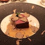 ミクニ - シャトーブリア炭火焼きオーガニック野菜 黒トリュフがけ