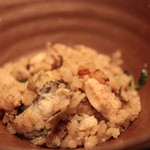 ミクニ - 子持ち鮎の炭火焼釜飯