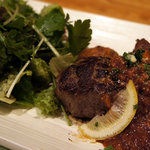 ノースコンチネント - 1000円ランチ（サロマ牛のハンバーグトマトソース）。