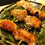 Fukuoka Hakata Yakitori Ganso Negikimoya - 国産の丸腸はぷりぷり