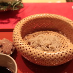 にくの匠 三芳 - 信州新そばとサーロイン角煮、白トリュフ