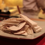 にくの匠 三芳 - 山口県産松茸のスライス