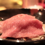 にくの匠 三芳 - 近江牛しゃぶと松茸、シメジ