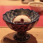 にくの匠 三芳 - デミタスコーヒーとクリーム小豆