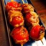 Fukuoka Hakata Yakitori Ganso Negikimoya - トマト巻き