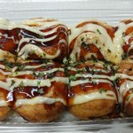 博多たこ焼プロジェクト - ジャンボタコ焼き(380円)辛子マヨネーズ