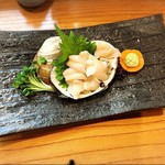 小魚料理 とみ助 - みる貝のお造りです。