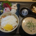 うおまん - お造り定食　800円