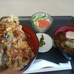 喜楽 - そば、天丼セット