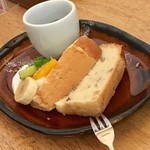 アンルポ - シフォンケーキさつまいもりんご