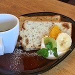 アンルポ - シフォンケーキいちじくクルミ