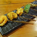 房総の風雲児 - 天串盛り合わせ（700円）