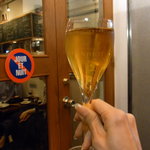 ミニヨン　坂ノ上 - 待っている間に頂いたサービスのシードル♪ありがとうございます！！