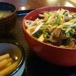 高橋家 - 鴨ネギ丼￥１３５０