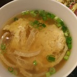 どんぶり 丼 - 玉子とオニオンのスープ