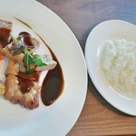 リ リーフ - 北海道ポーク　季節の野菜の焼き野菜添え　1,480円+税　2017/11