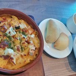 リ リーフ - ～マンスリー（月替わり）限定メニュー～【11月】身も心もほっかほか♪カボチャのスープグラタン　1,080円+税　2017/11