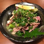 和酒とごはん じざい - 砂肝ポン酢