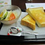 ヴァン・ヴェール - トーストモーニング５５０円です。普段が和食派なんですが何故かこの日パンが食べたくなっちゃったんです