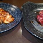 焼肉 一徹 - 上ミノとロース