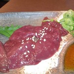 焼肉 一徹 - 炙りレバー