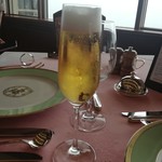弥陀ヶ原ホテル - 2017年8月：洋食の夕食…まずは一杯