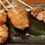 炭火串焼とき屋 - ハツとレバー？