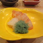 鮨 十兵衛 - ボタン海老