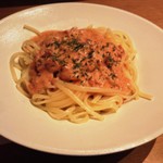 炭焼創作割烹 旬 - トマトクリーム生パスタ５４０円（税込）