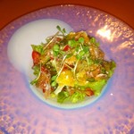ワイン食堂GOTETSU. - コースのサラダ