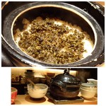 みえ田 - ◆炊き込みご飯は「紫蘇の実の醤油漬け」