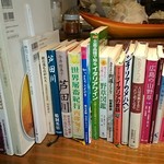 ERBA - カウンターの端の書籍類