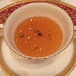 京王プラザホテル - スッポンのコンソメスープとロワイヤル