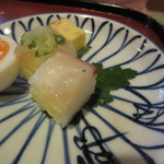 瓢亭 - 鯛のお寿司