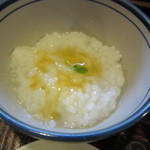 瓢亭 - だしの餡をかけた状態