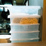 Sagamihara 欅 - 出番を待つ自家製麺は３種類出揃いました(^^)。