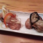 結庵 - 鮭南蛮漬,牡蠣スモーク