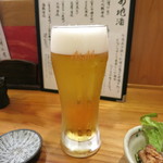 うお清 - 生ビール