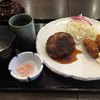 花満円 - 料理写真:広島牡蠣フライとハンバーグのセット