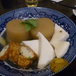 根菜屋 - おでん盛り合わせ