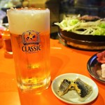 めんよう亭 - 生ビール