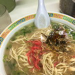 長浜ラーメン力 - 替玉のあと。