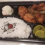 ディオ - 唐揚げ弁当　税抜184円　※開封後(2017.11.22)
