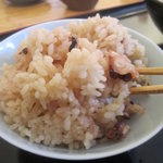 手打うどん長谷川 - 本日のご飯”たこ飯”