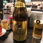 珉珉 - エビスビール中瓶 ¥600- (2017.11.13)