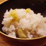 魚菜料理 縄屋 - 栗おこわ