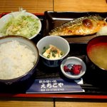 Echigoya - さばの塩焼き定食 780円