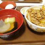 Sukiya - 牛丼並・おでん3点セット