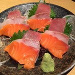 赤坂個室創作割烹 舞 - 鮮魚のお造り 三点刺し