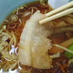 珍々軒 - 薄切り豚バラ肉